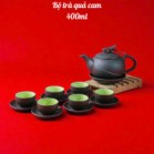 Bộ Ấm Chén Tử Sa Dáng Quả Cam Dung Tích 400ml