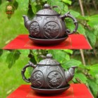 Bộ Ấm Chén Tử Sa Tứ Cảnh Bát Tràng 390ml
