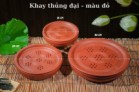 Khay Trà Thủng Gốm Sứ Bát Tràng Gốm Tử Sa Đựng Ấm Chén Uống Trà