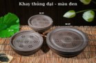 Khay Thủng 18cm đen