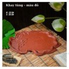 Khay Trà Tùng Gốm Sứ Bát Tràng Gốm Tử Sa Đựng Ấm Chén Uống Trà